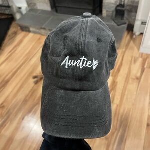 NWOT auntie baseball hat